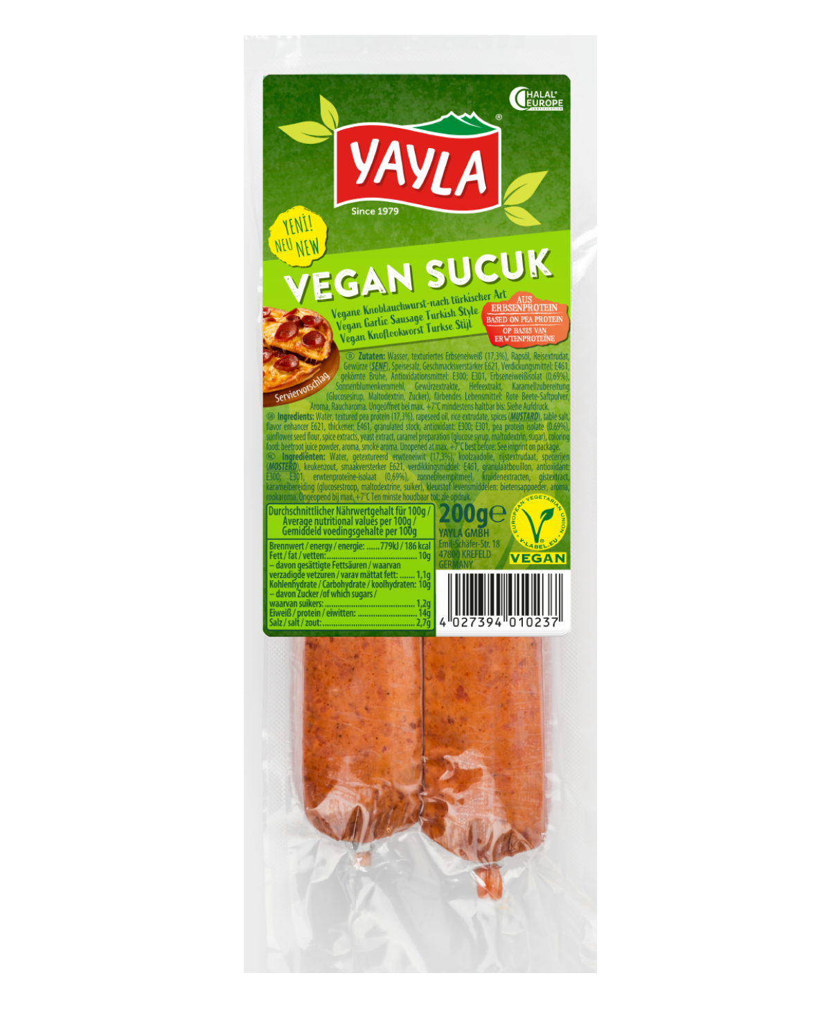 Vegan Garlic Sausage - Turkish Style